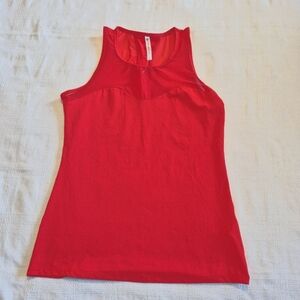 Fabletics women's size XS red tank top EUC